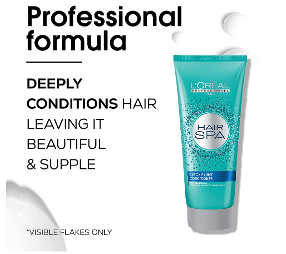 L'Oréal Professionnel Hair Spa Detoxifying Conditioner for Oily and Dandruff  Prone Scalp with Tea Tree Oil-200 ml - Juice Salons